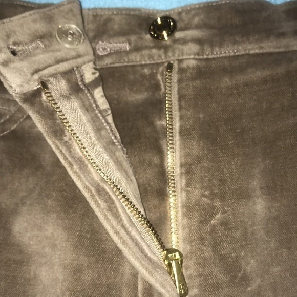 ST. JOHN SPORT by Marie Gray velveteen feel brown high rise boot cut NEW size 8 - Picture 4 of 10